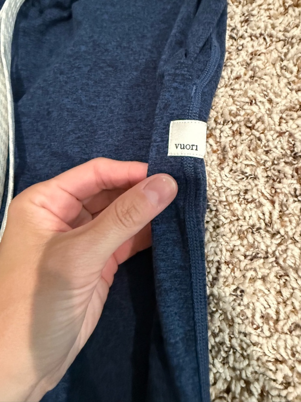 Vuori Navy Blue Drawstring Joggers - Picture 4 of 4